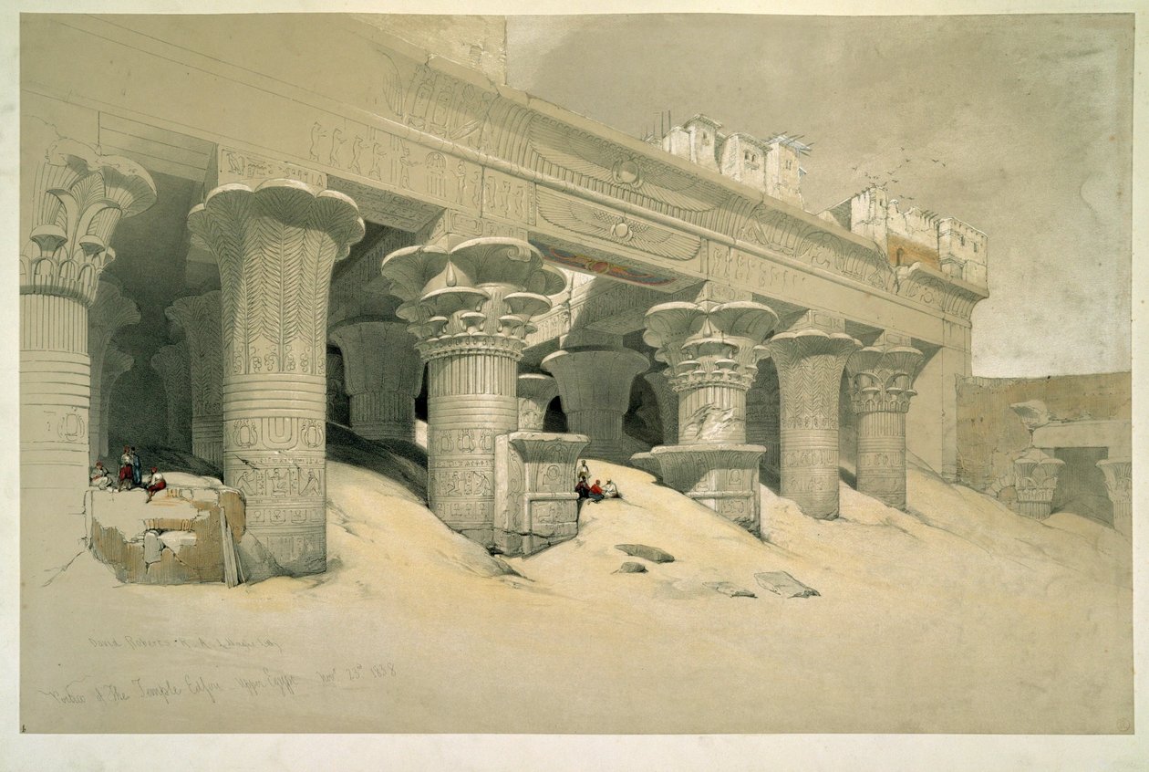 Edfu templom alkotó: David Roberts