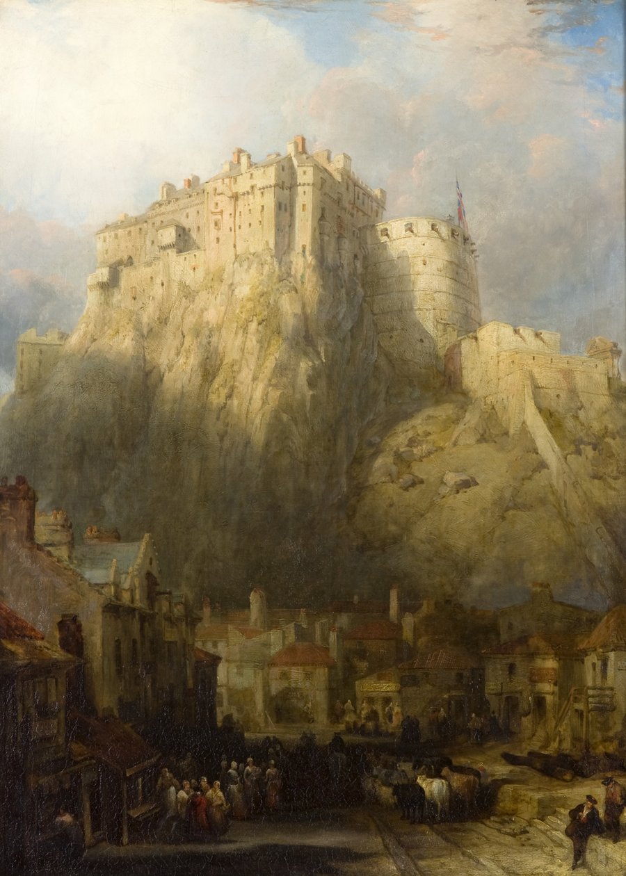 Edinburgh városa és kastélya alkotó: David Roberts