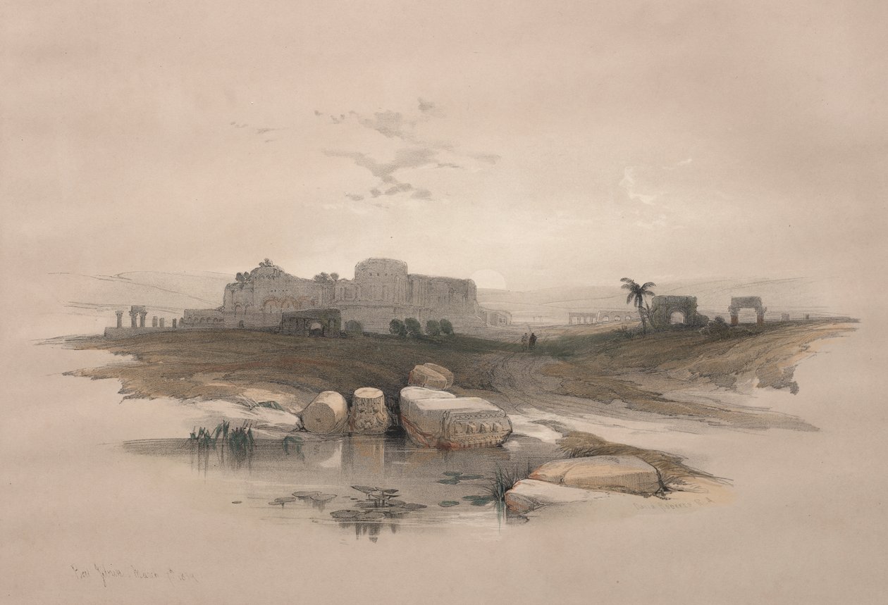 Eleutheropolis vagy a modern Beit-Jibrin alkotó: David Roberts