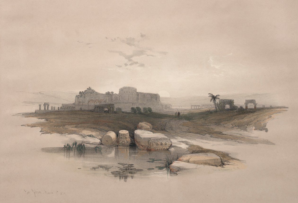 Eleutheropolis vagy a modern Beit-Jibrin, 1839. alkotó: David Roberts