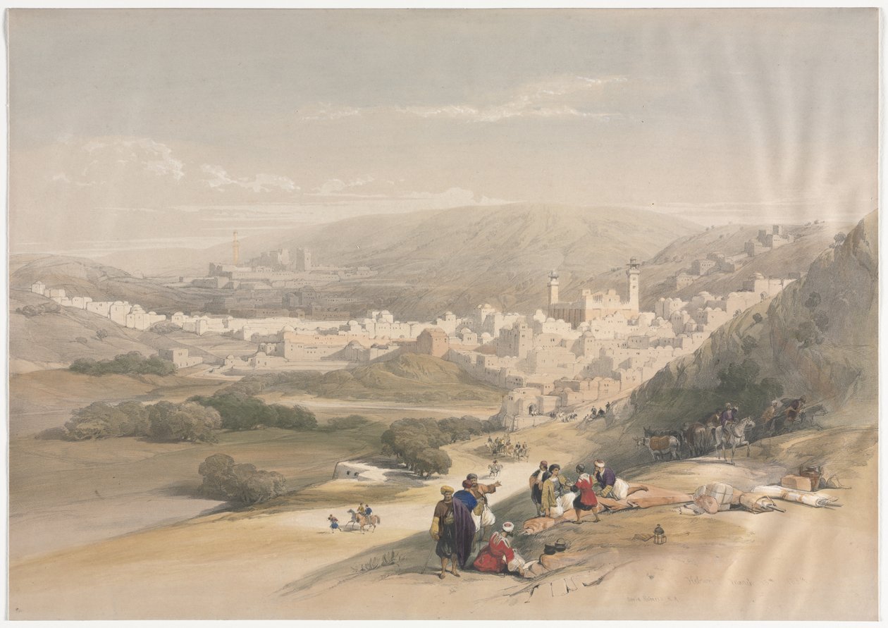 Hebron alkotó: David Roberts