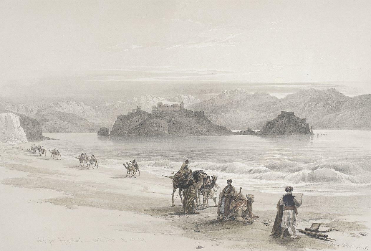Graia-sziget, Akaba-öböl alkotó: David Roberts