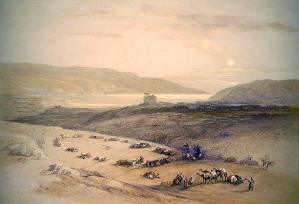 Jerikó és a Holt-tenger alkotó: David Roberts