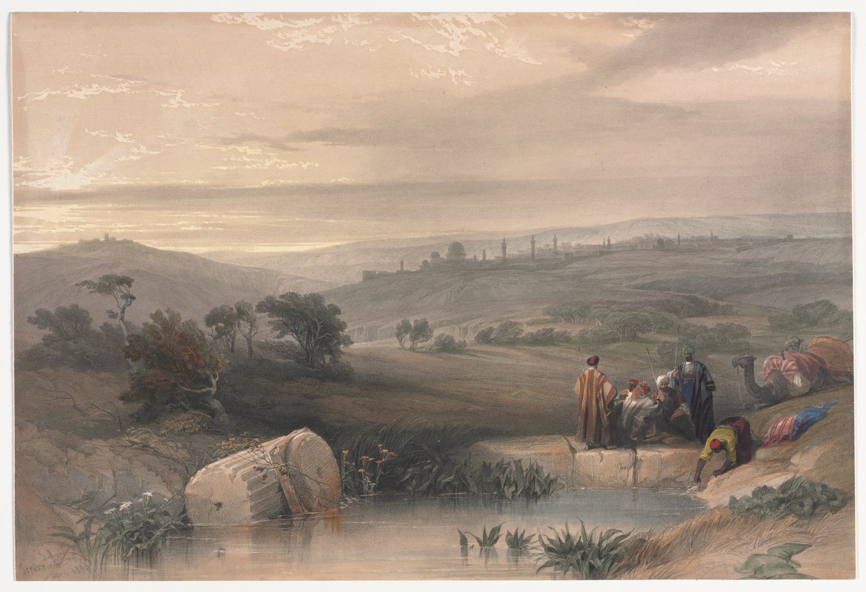 Jeruzsálem északról alkotó: David Roberts