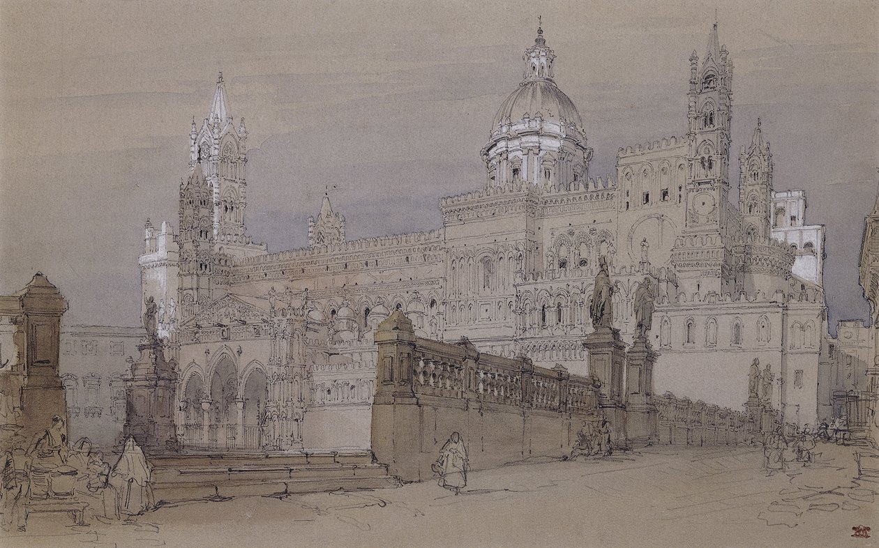 Palermói katedrális, 1854 alkotó: David Roberts