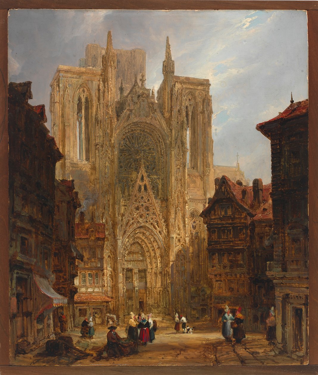 Rouen katedrális alkotó: David Roberts