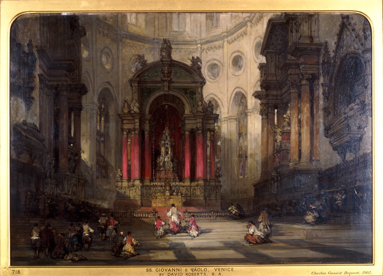SS Giovanni e Paolo, Velence alkotó: David Roberts