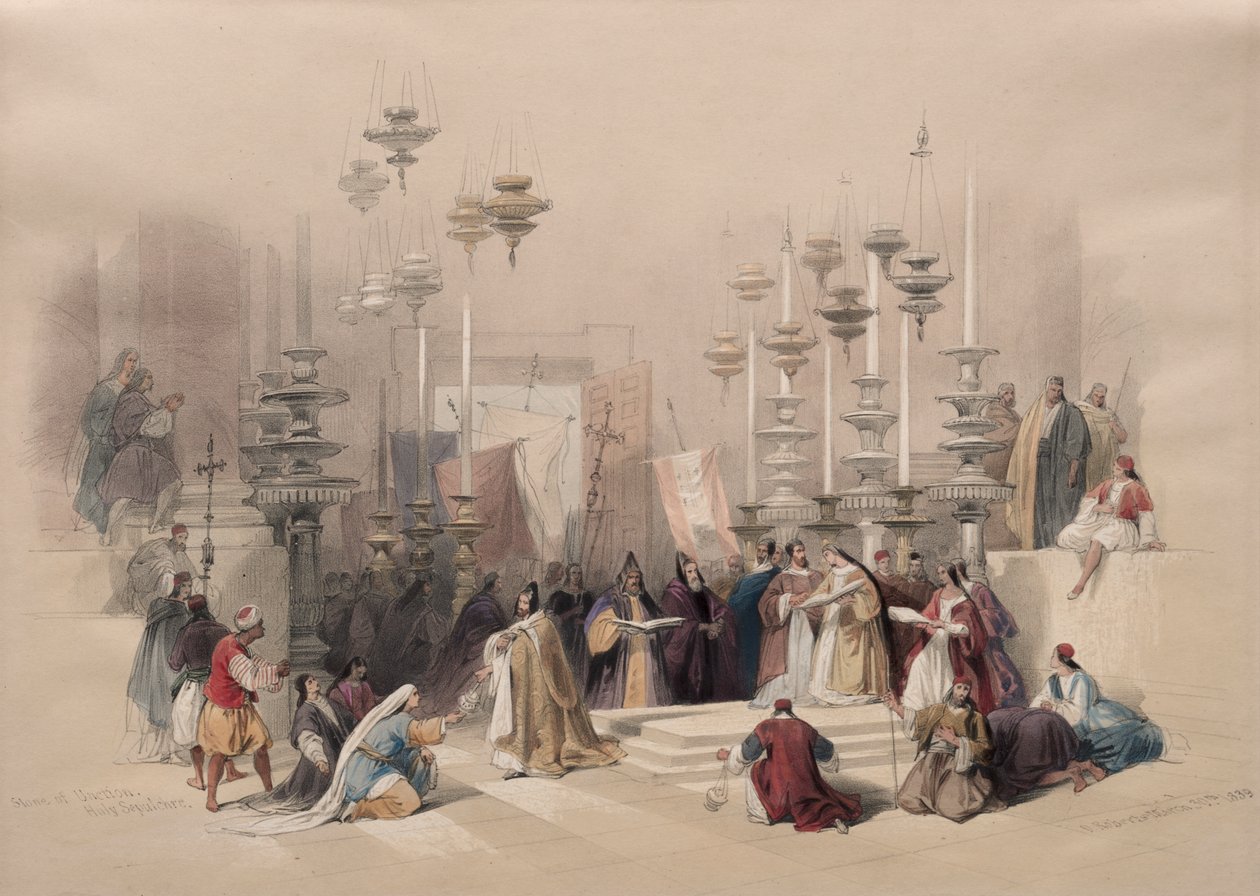 A kenőcs köve, Szent Sír alkotó: David Roberts