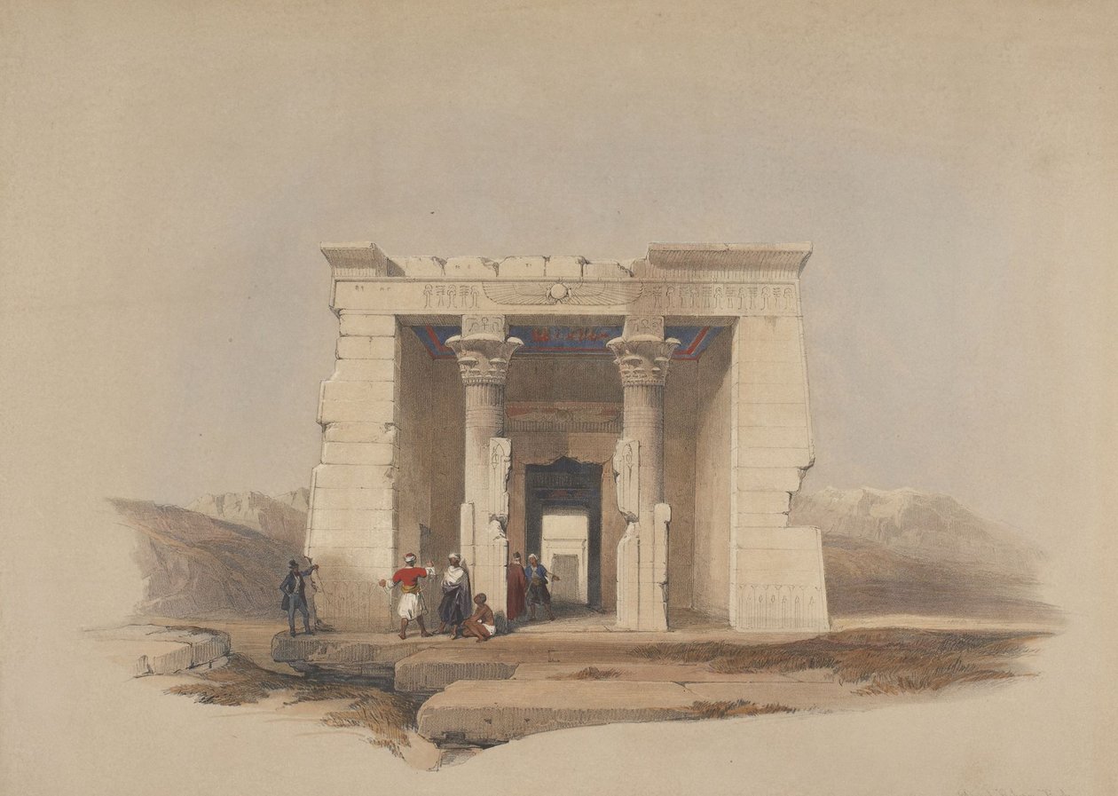 Dendur-templom, Núbia alkotó: David Roberts