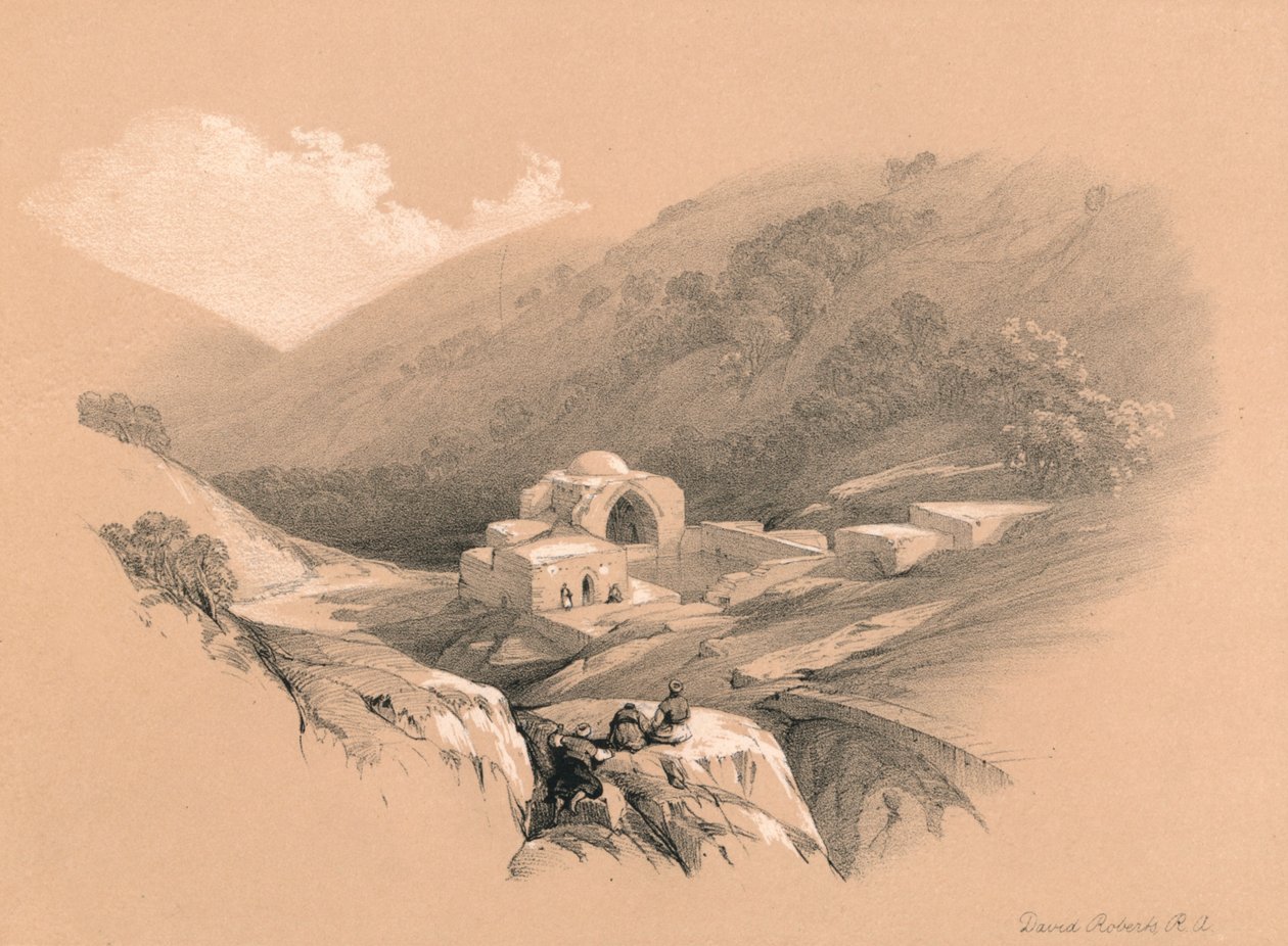 Jób forrása, 1855 alkotó: David Roberts