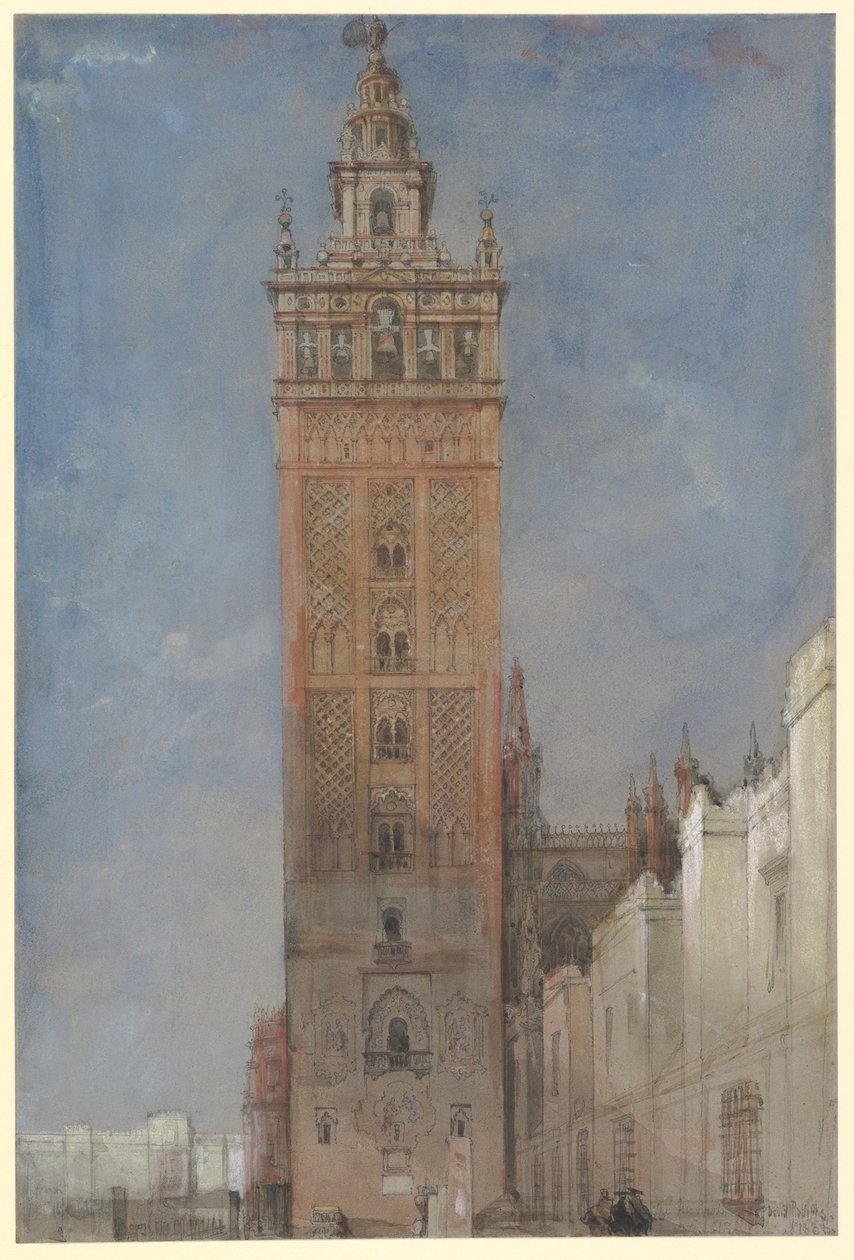A Giralda, Sevilla alkotó: David Roberts