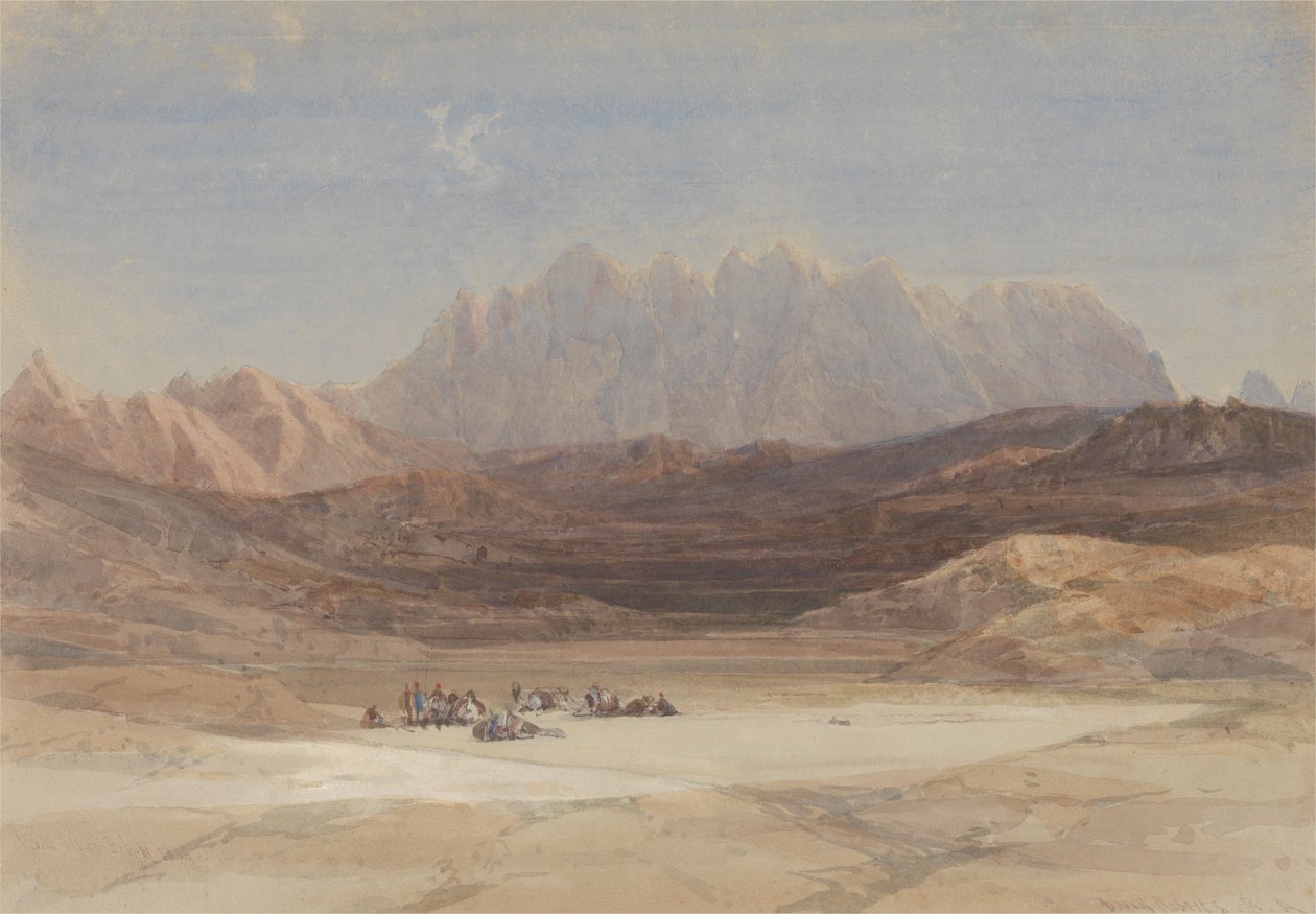 El Raheh-síkság, Sínai-hegy alkotó: David Roberts