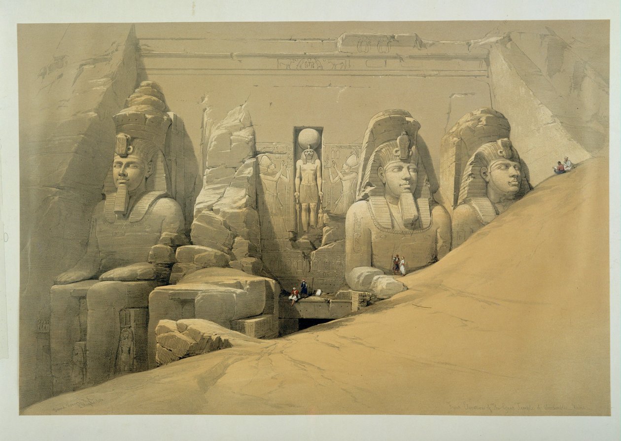 Abu Simbel nagy temploma alkotó: David Roberts