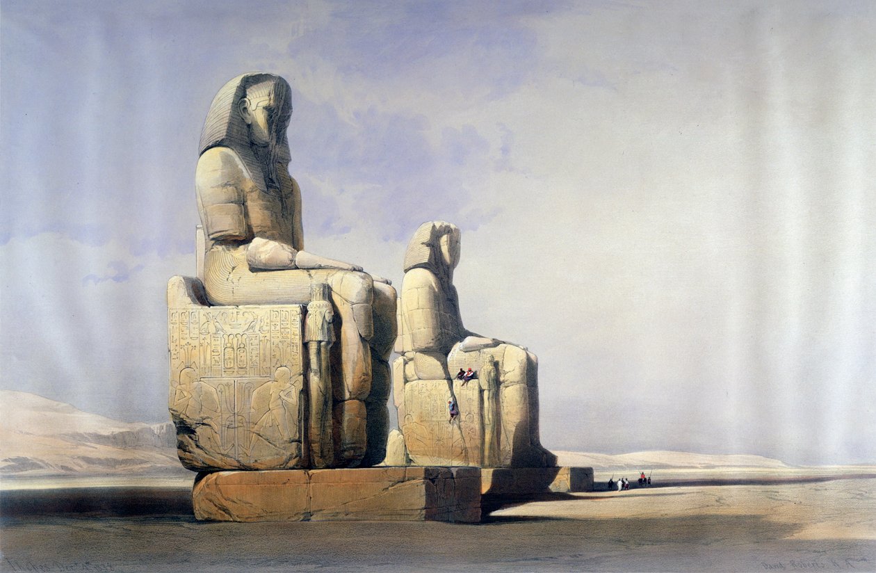 Théba, 1838. december 4., 19. század alkotó: David Roberts