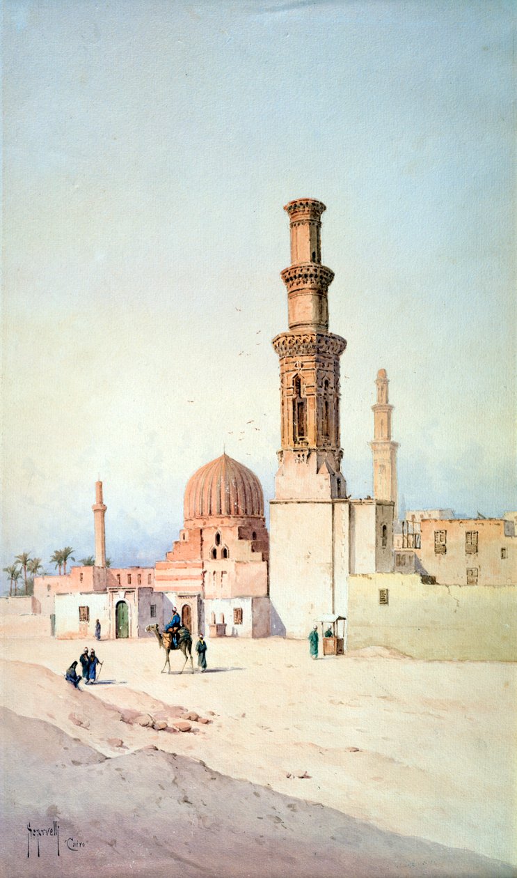 Kalifák sírja, Kairó, 1907 alkotó: David Roberts