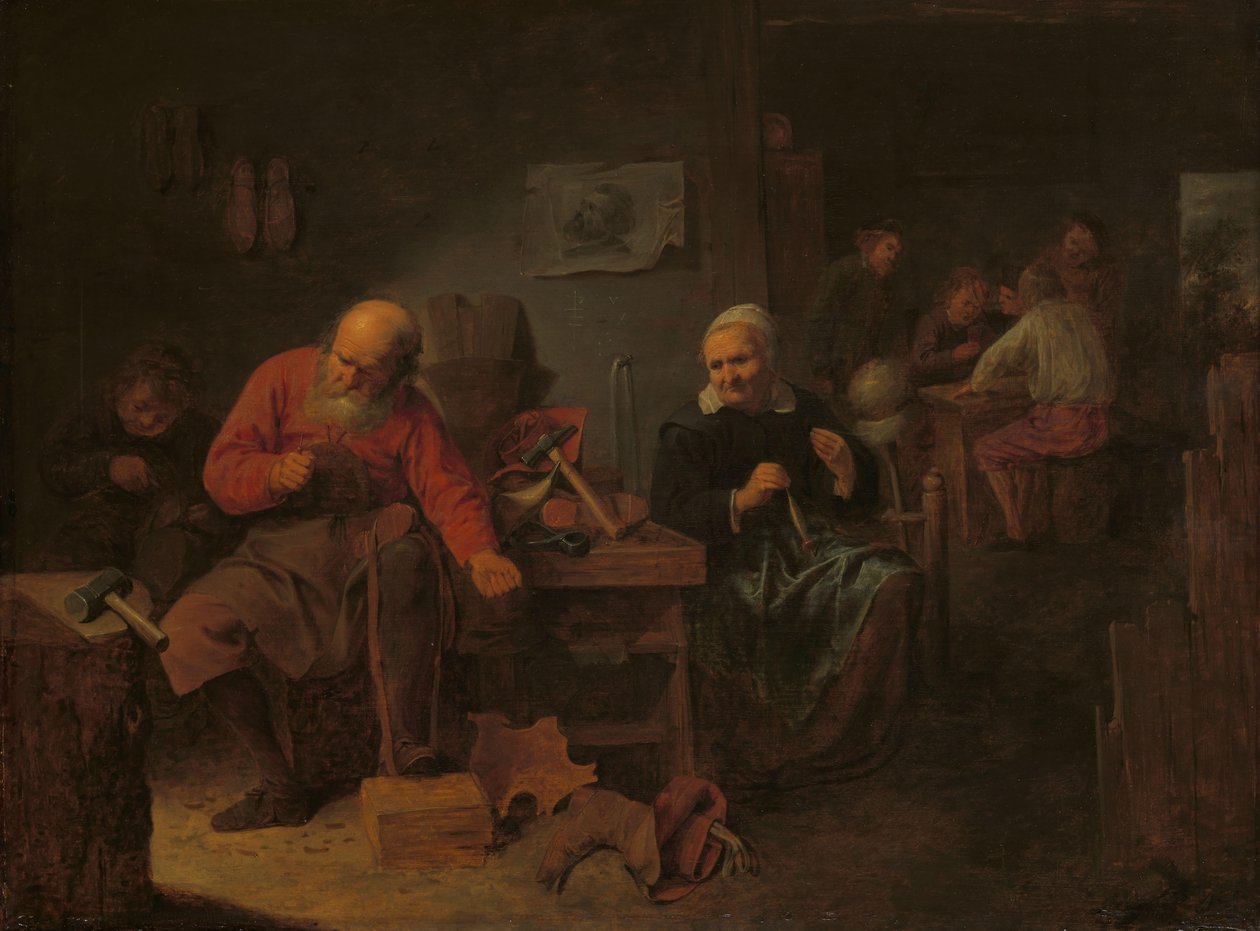 Suszterbolt belseje alkotó: David Ryckaert (III)
