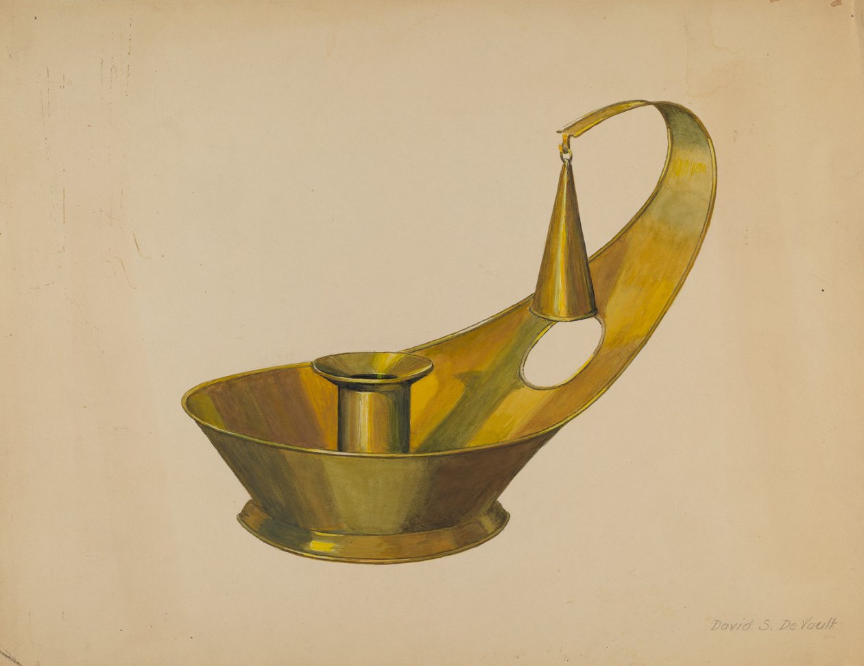 Gyertyatartó alkotó: David S. De Vault