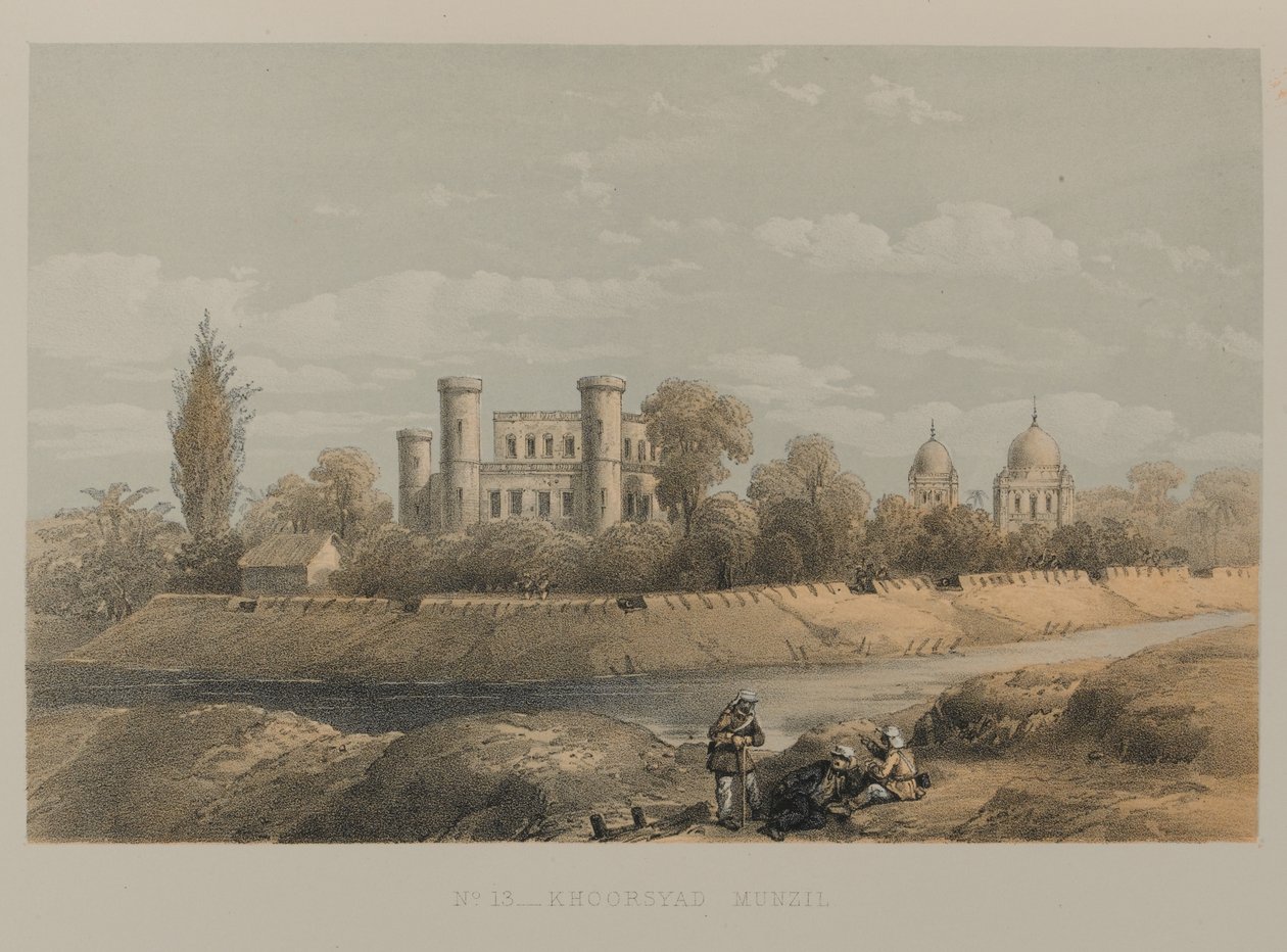 Khoorsyad Munzil, Lucknow alkotó: David Scott Lieutenant Colonel (after) Dodgson