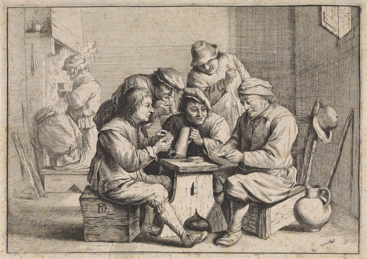 kártyajátékosok alkotó: David Teniers (II)