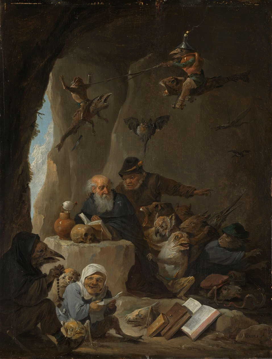 Szent Antal megkísértése alkotó: David Teniers (II)