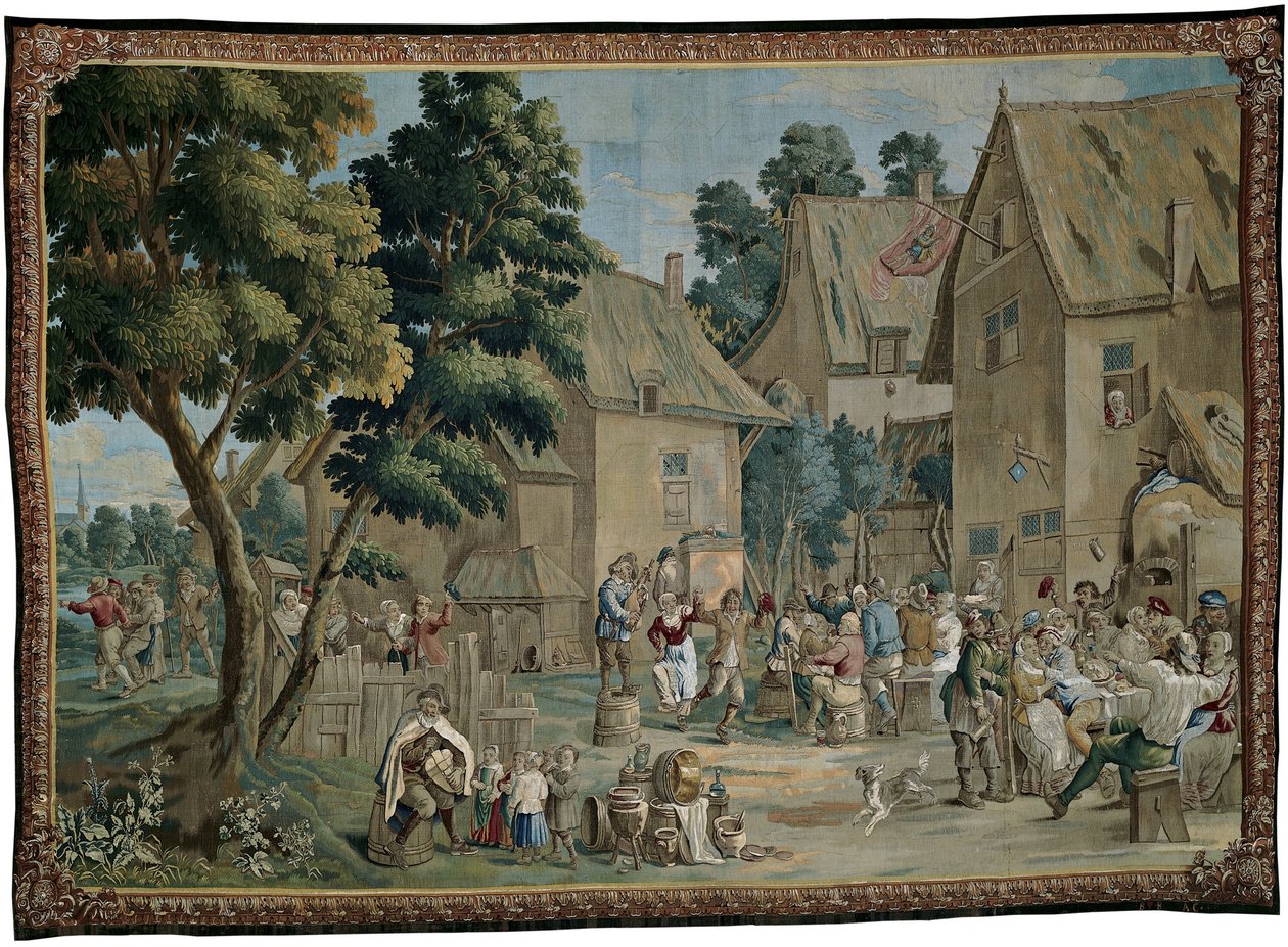 Faluünnep (Szent György vásár), egy Teniers sorozatból alkotó: David Teniers