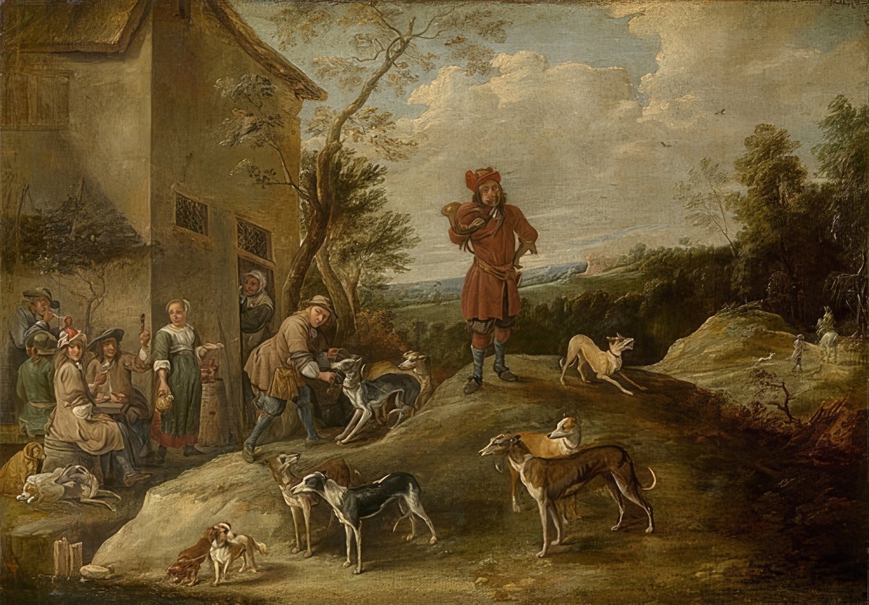 Pihenő vadász alkotó: David Teniers the Elder