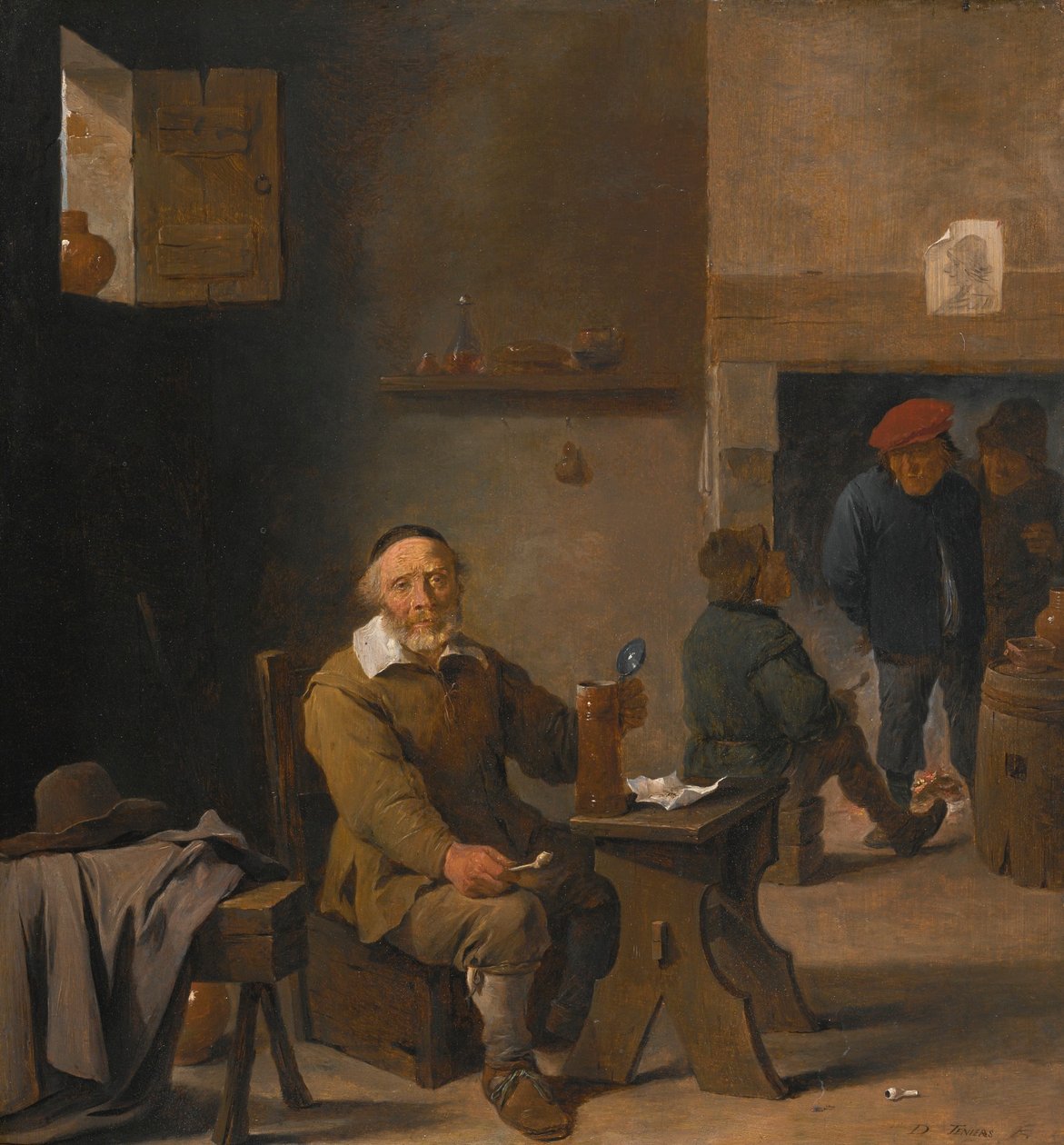 Egy parasztok egy fogadóban alkotó: David Teniers the Younger