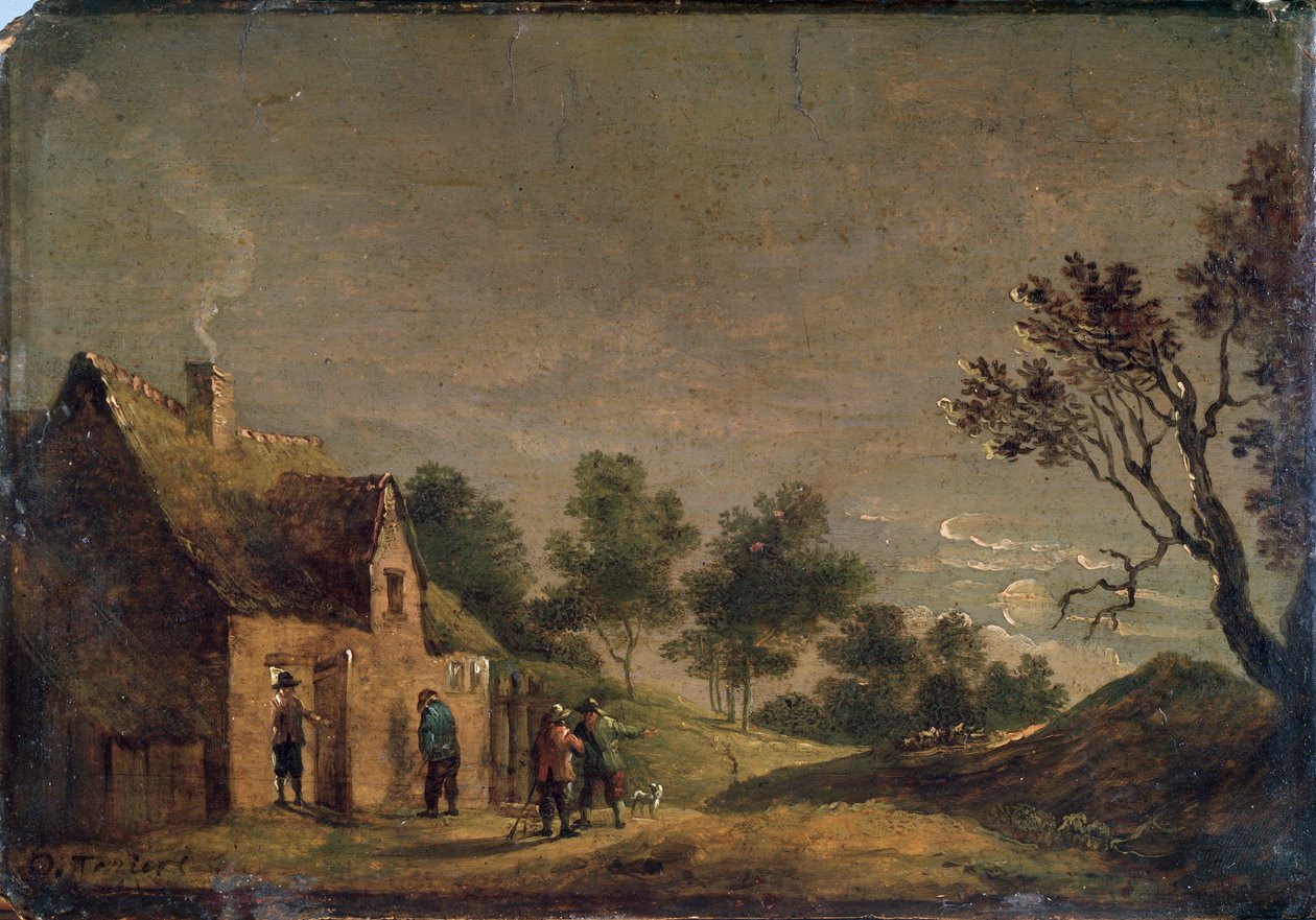 Egy kocsma éjjel, 17. század alkotó: David Teniers the Younger