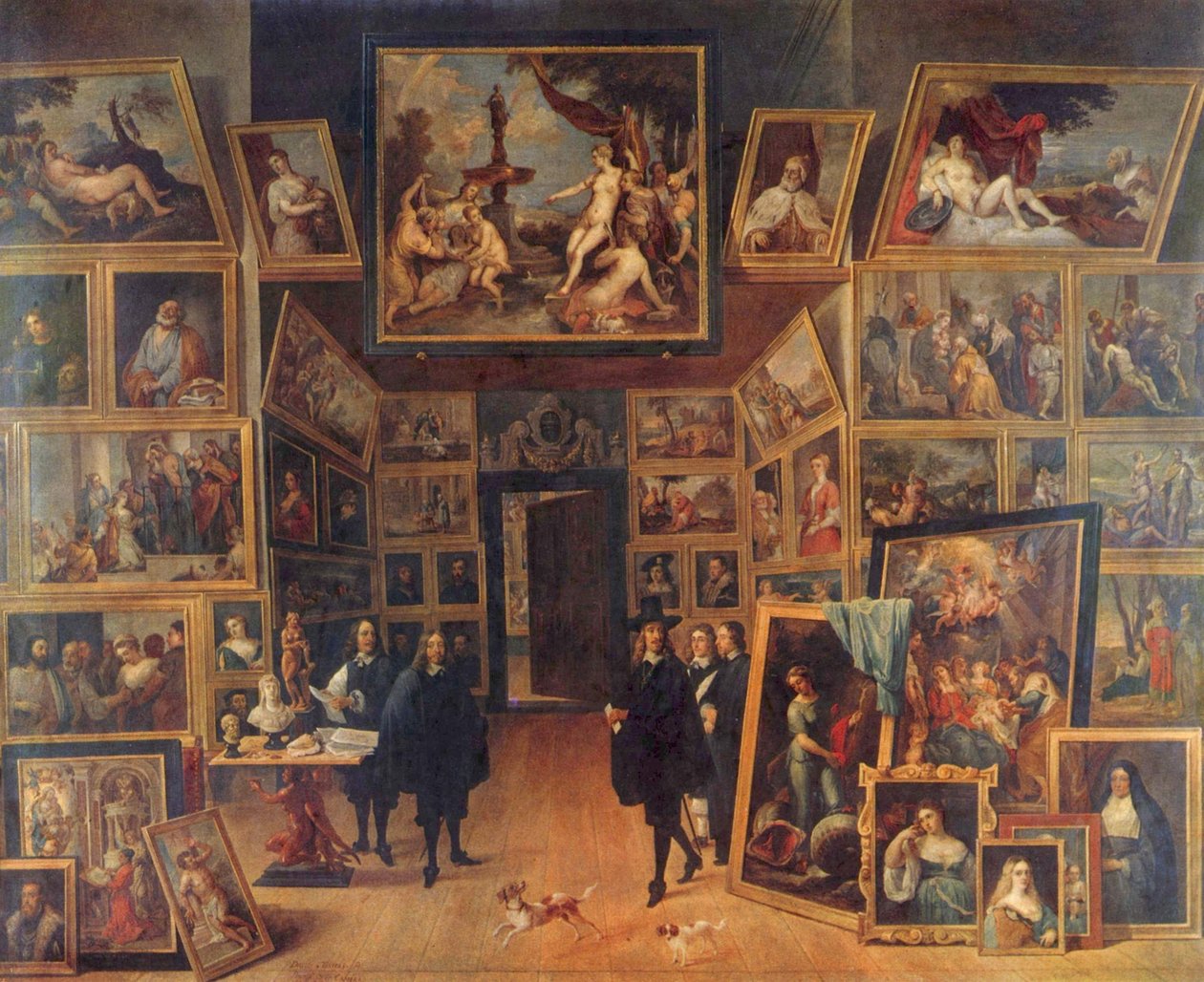 Habsburg Leopold Vilmos főherceg (1614-1662) brüsszeli képtárában. alkotó: David Teniers the Younger
