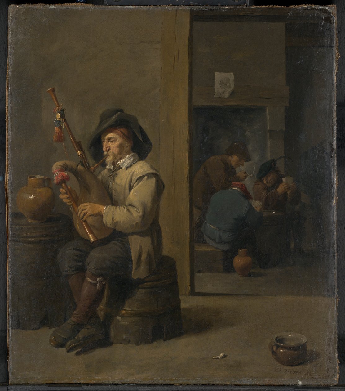 Dudás egy fogadóban alkotó: David Teniers the Younger