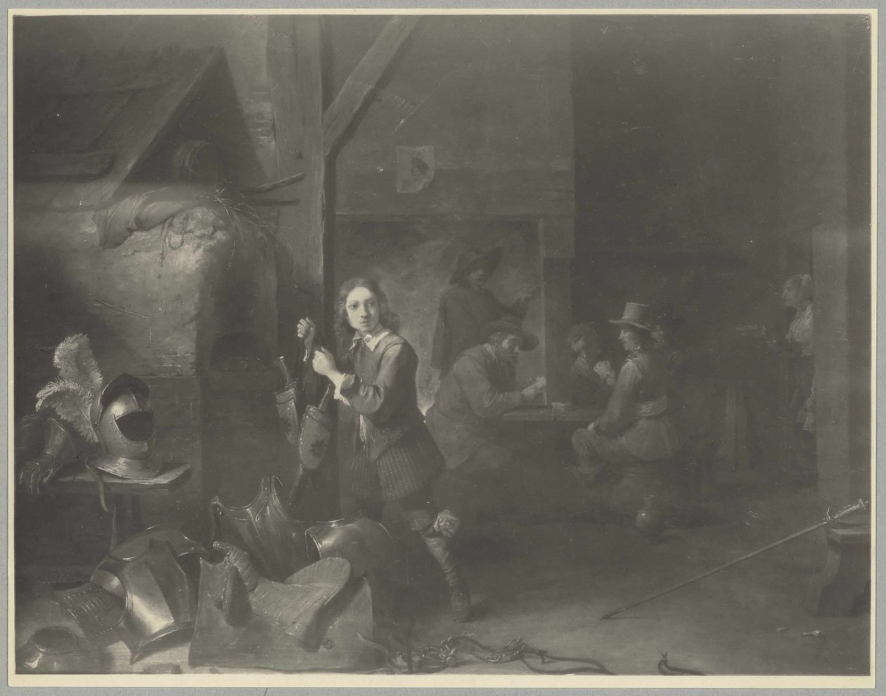 Guardhouse alkotó: David Teniers the Younger