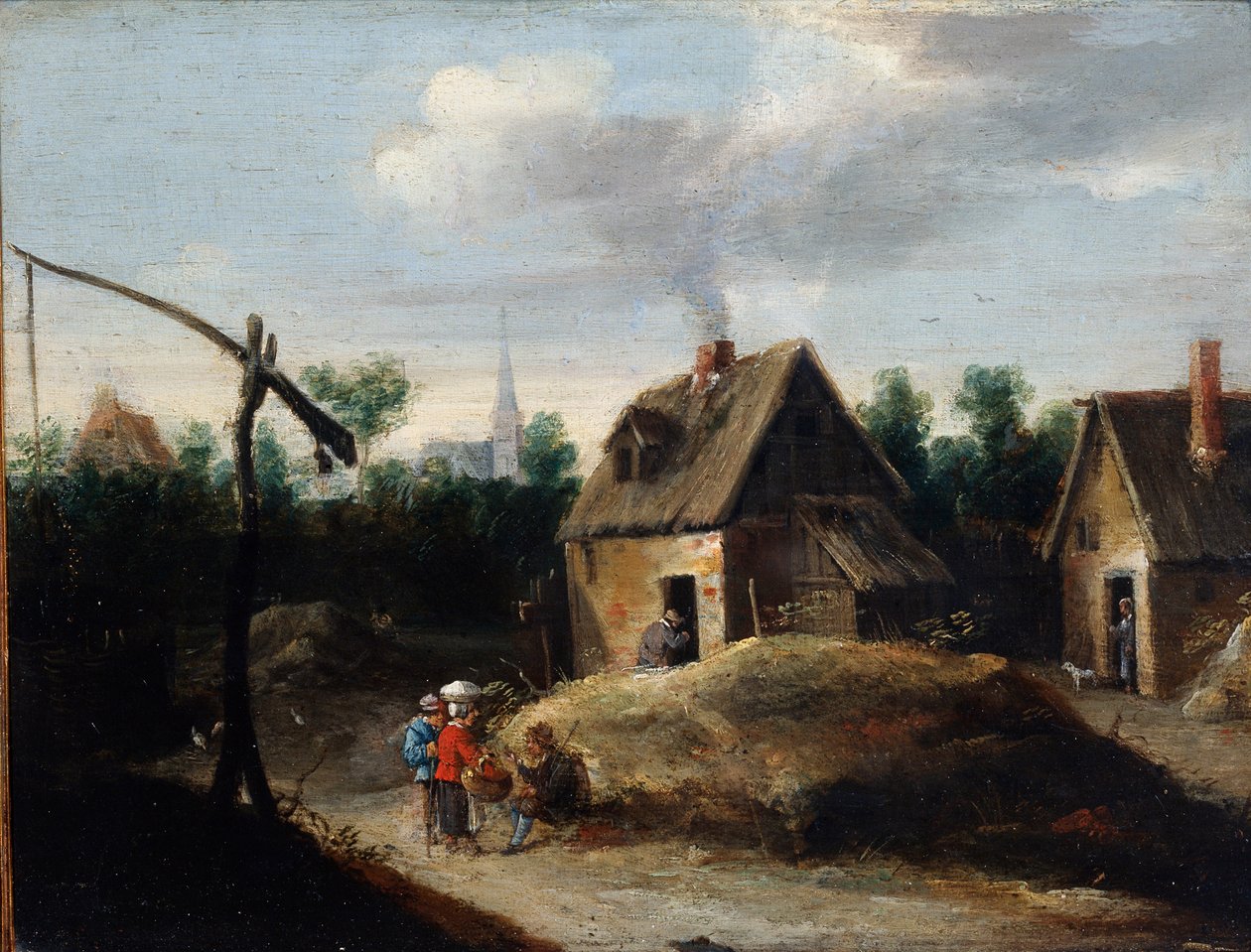 Vidéki táj, 17. század alkotó: David Teniers the Younger