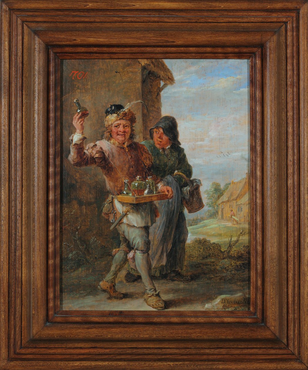 Vidéki orvos, 1670 körül alkotó: David Teniers the Younger