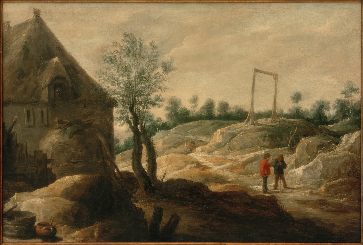 Táj egy parasztházzal alkotó: David Teniers the Younger