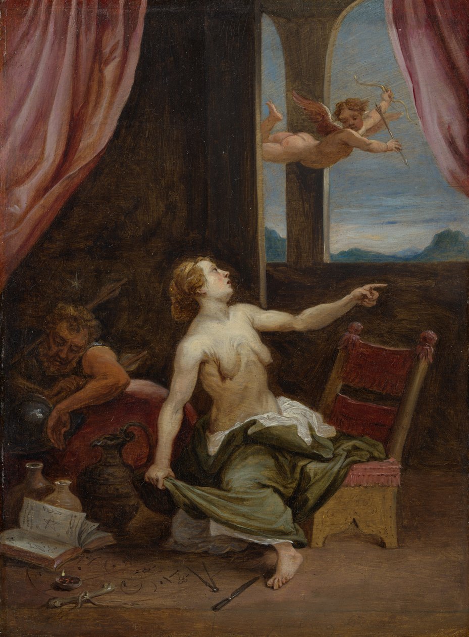 Öregség ifjúságot keresve, 1650-es évek. alkotó: David Teniers the Younger