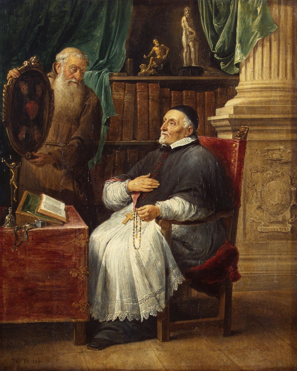 Antonius Triest püspök és testvére, a kapucinus Eugénus portréja alkotó: David Teniers the Younger
