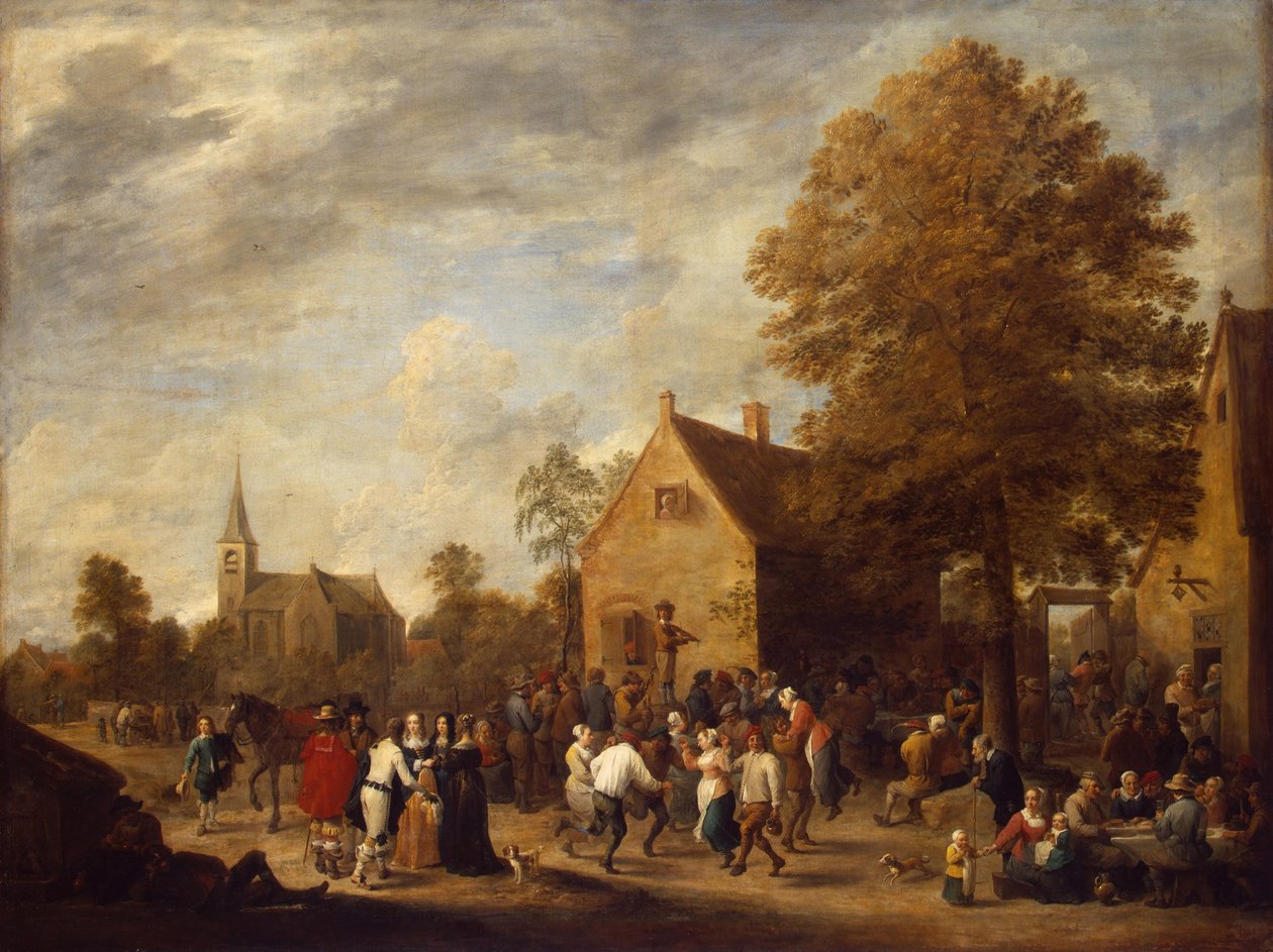 Vidéki ünnep alkotó: David Teniers the Younger