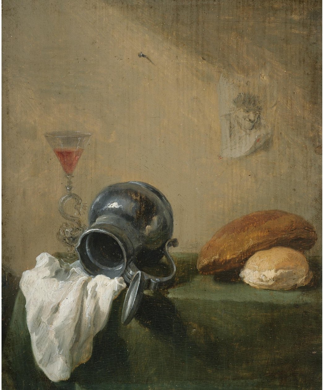 Csendélet felborult kancsóval alkotó: David Teniers the Younger