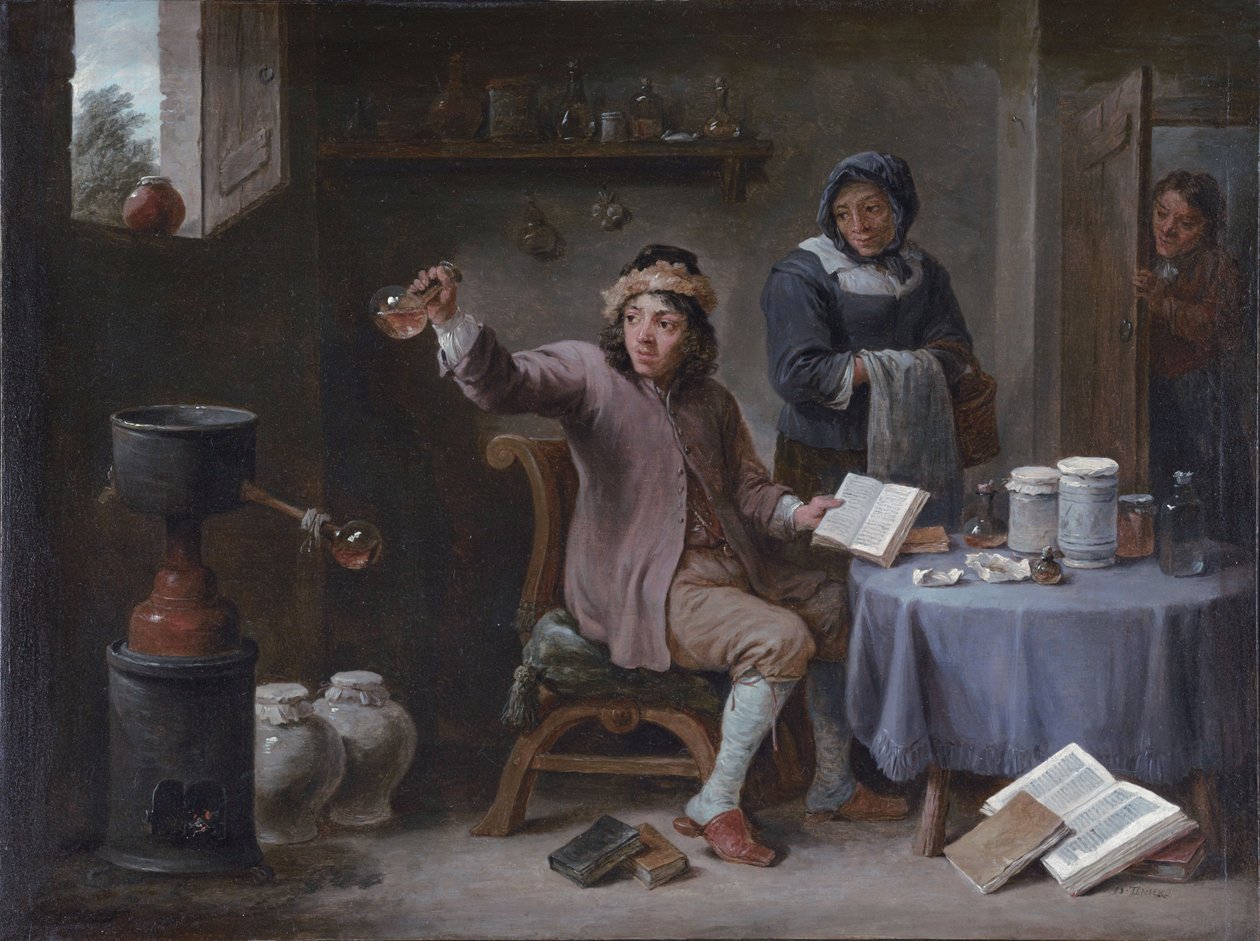 A konzultáció alkotó: David Teniers the Younger