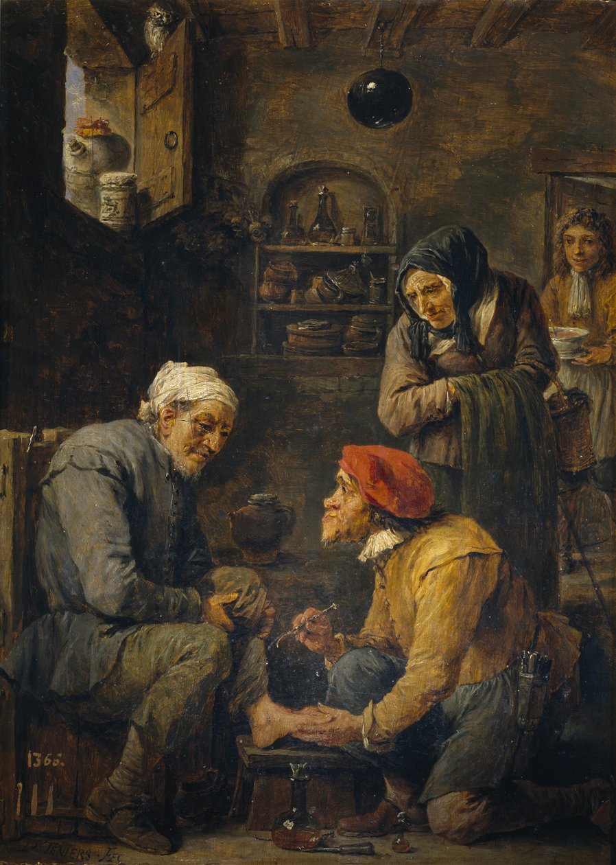 A sebész, 1630-1640 alkotó: David Teniers the Younger