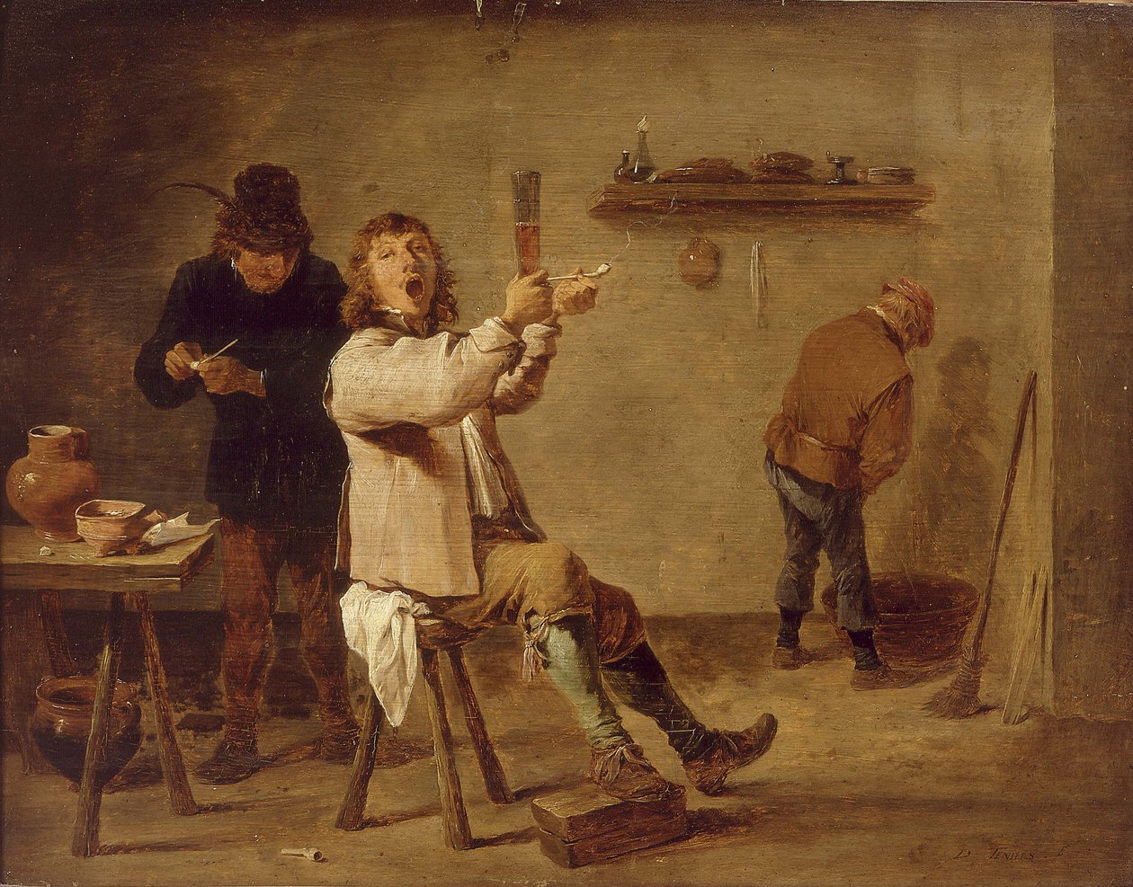 A dohányosok alkotó: David Teniers the Younger