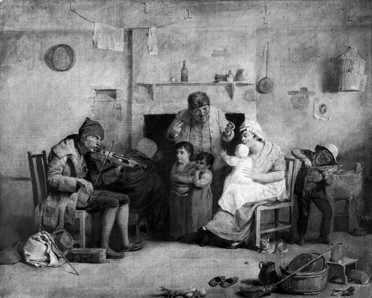 A vak hegedűs alkotó: David Wilkie