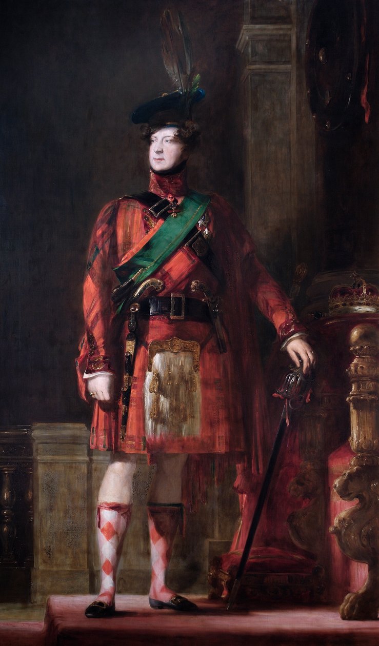 IV. György király portréja, 1830. alkotó: David Wilkie