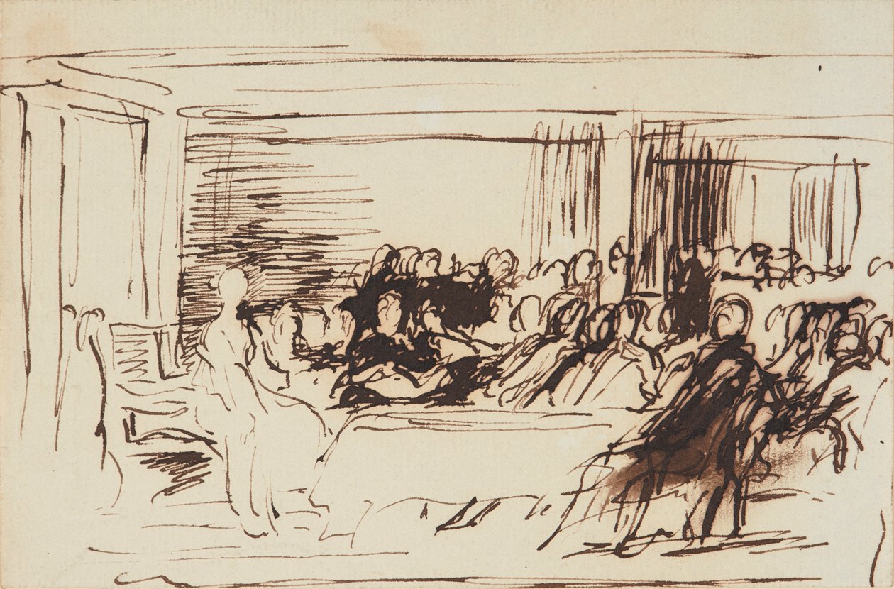 Viktória királynő első tanácsa alkotó: David Wilkie