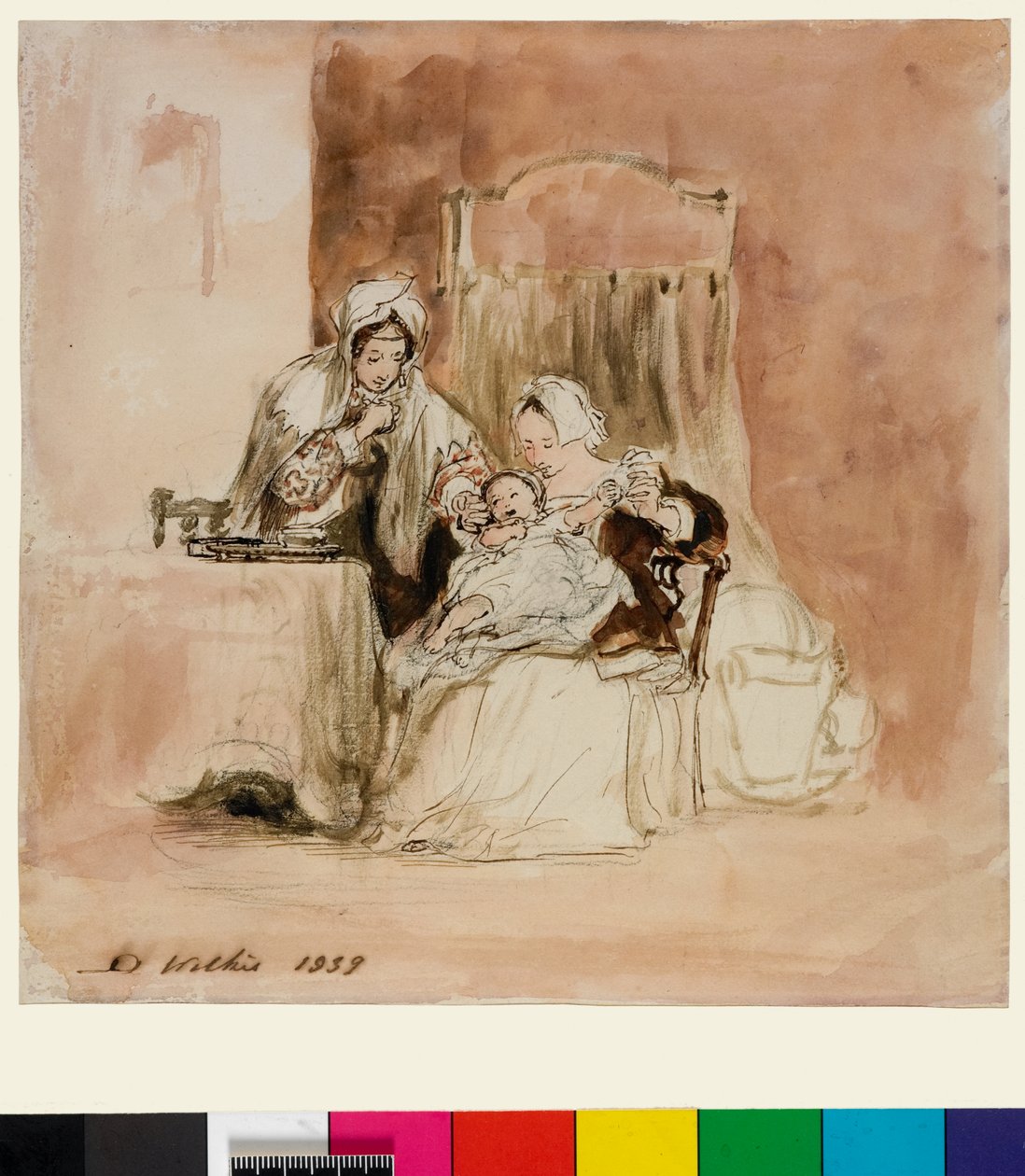 A nagymama látogatása alkotó: David Wilkie