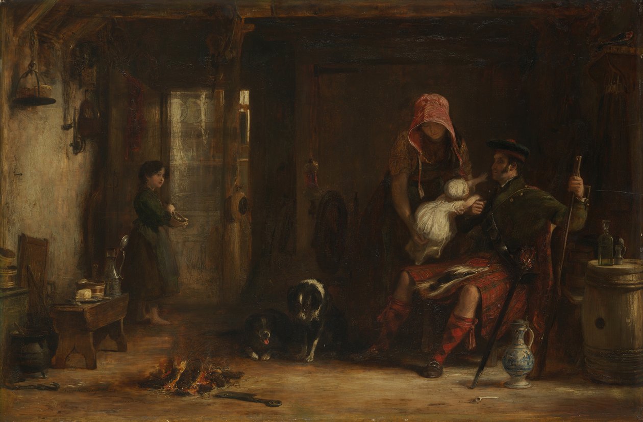 A Felvidéki család, 1824. alkotó: David Wilkie