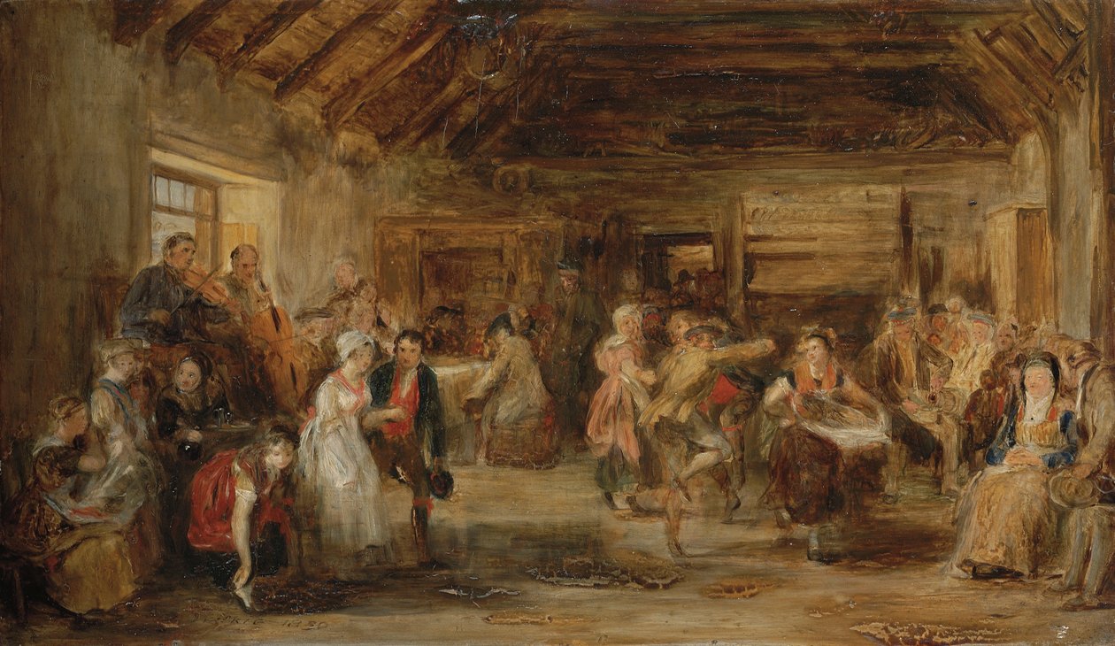 The Penny Wedding, Egy vázlat, 1830 alkotó: David Wilkie