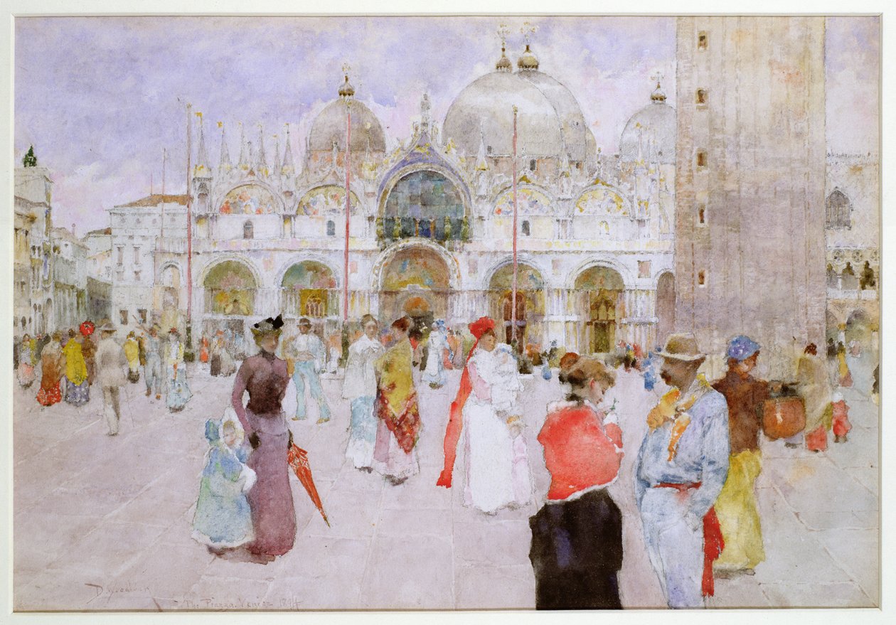 A Piazza di San Marco, Velence alkotó: David Woodlock