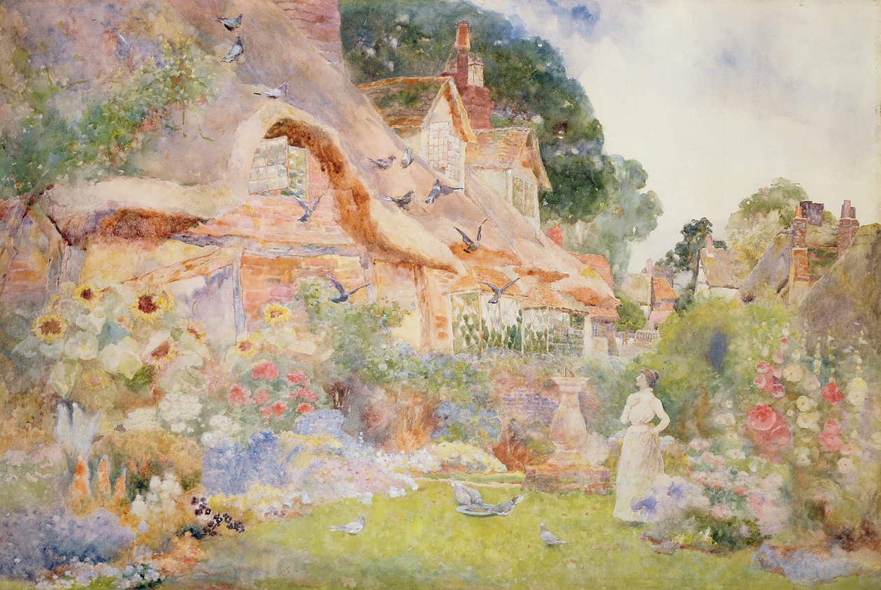 Galambok nézése, 1905 alkotó: David Woodlock