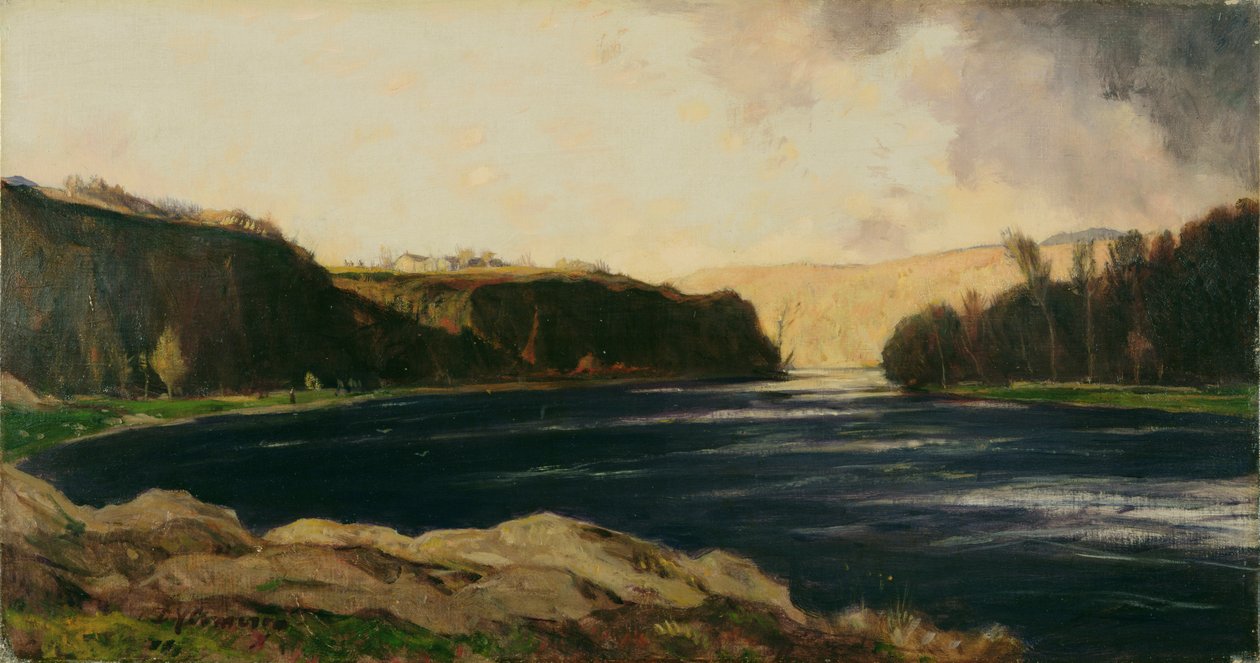 Egy Perthshire folyó alkotó: David Young Cameron